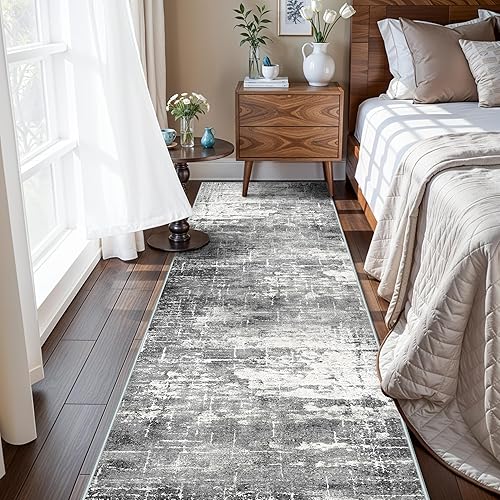 Miniatura 564 de Alfombra lavable para pasillo y de cocina, alfombra de entrada, vintage, suave para el suelo, alfombra antideslizante para interiores, para baño