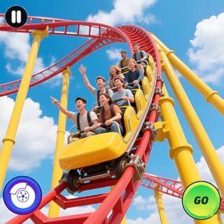 Real Roller Coaster Adventure Ride 3D - Ultimate Theme Coaster Park Fun Games