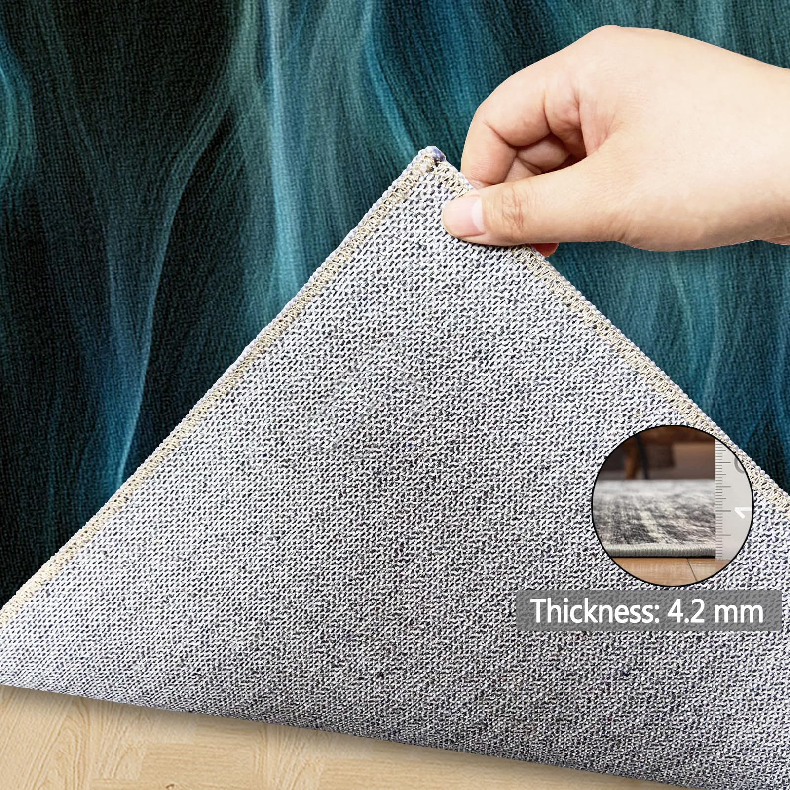 Duża mata na krzesło do gier 100 x 120 cm, mata na biurko z kółkami mata na krzesło biurowe antypoślizgowa mata podłogowa ochrona podłogi krzesło inwalidzkie