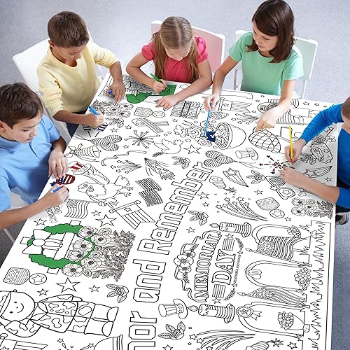 Miniatura 6 de OHOME Póstermantel gigante de mandala para colorear, 30 x 72 pulgadas, pancarta gigante de papel para colorear para adultos, niños, adolescentes,