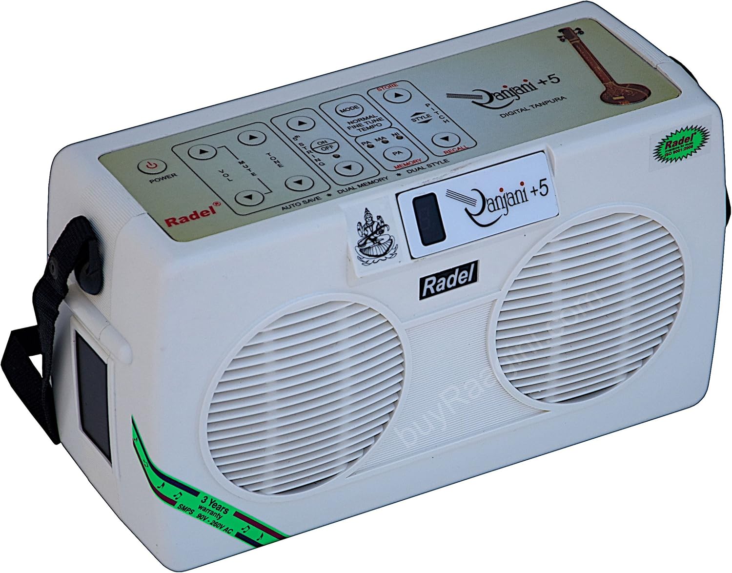 Electronic Tanpura RADEL Saarang Ranjani Plus 5 Digital Tanpura, In