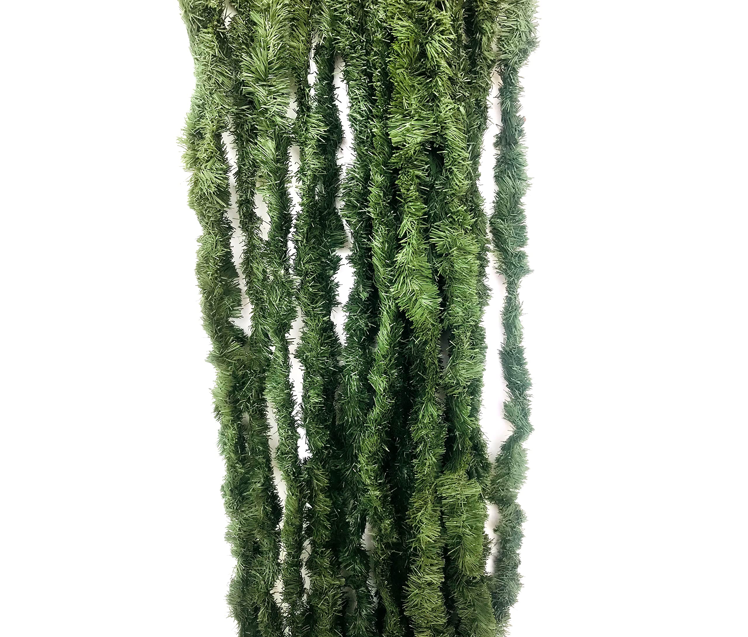 6 Pcs Green Moss Artificial Pine Christmas Tree Tinsel, String Garlands for Christmas Party Decoration