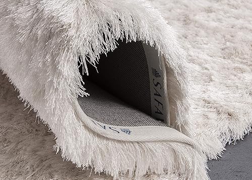 Miniatura 9 de Safavieh Colección Paris Shag, alfombra de poliéster, Polipropileno, Ivory