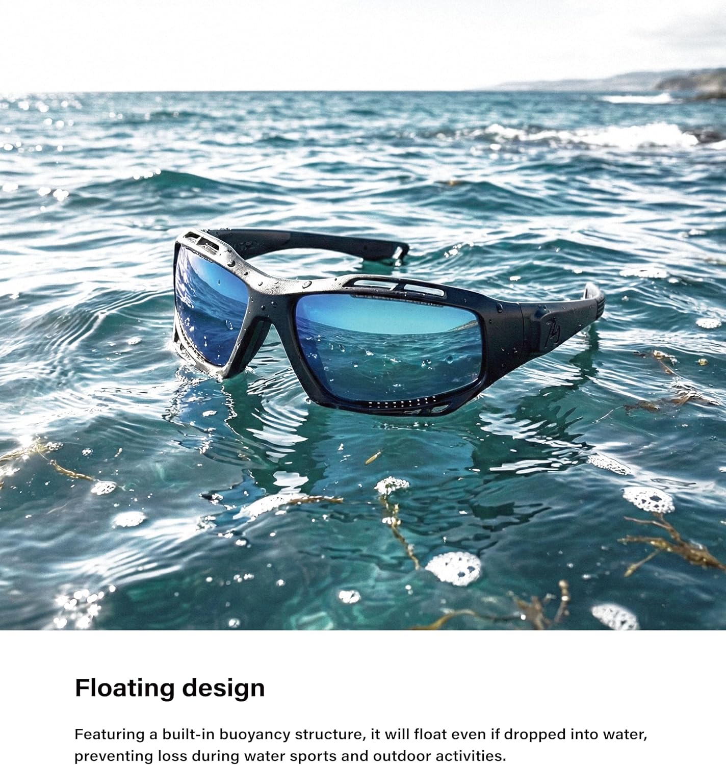 Stingray Polarized Floating Sunglasses – UV400 Protection for Men & Women, Ideal for Water Sports - Image 4