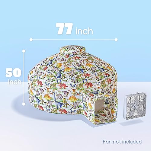 Miniatura 9 de Skywin Tienda de campaña de aire Fort para niños  La fortaleza inflable para niños se instala y se almacena en segundos (ventilador no incluido)