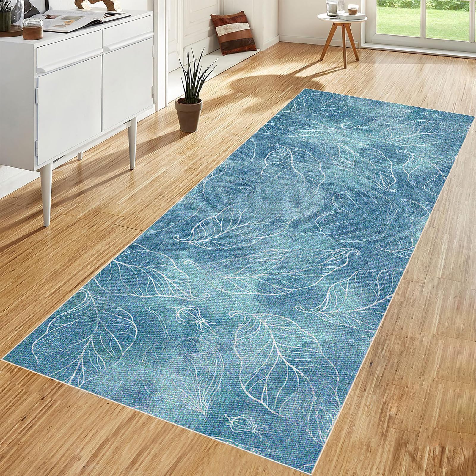 Zhongyanan Colorb-1 Machine Washable Carpet Runner For Hallway Rubber Backed Long Hallway Hall Runner Narrow Rugs 40 X 120 Cm Long Entrance Runner Rug Floor Carpet Runners For Hallways Kitchen Laundry Room Area Rug