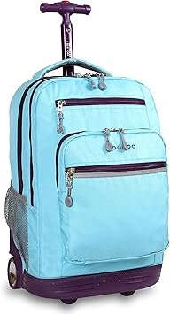 rolling book bag amazon