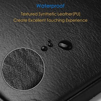 CCPK 15.6 Laptop Sleeve Compatible for 16 MacBook Pro 16 Inch 15 Mac Hp Acer Aspire 5 Samsung Lenovo Surface Book Envy x360 15 In Computer Cover 16in PC Carrying Case 15.6 Inch Bag PU Leather Black