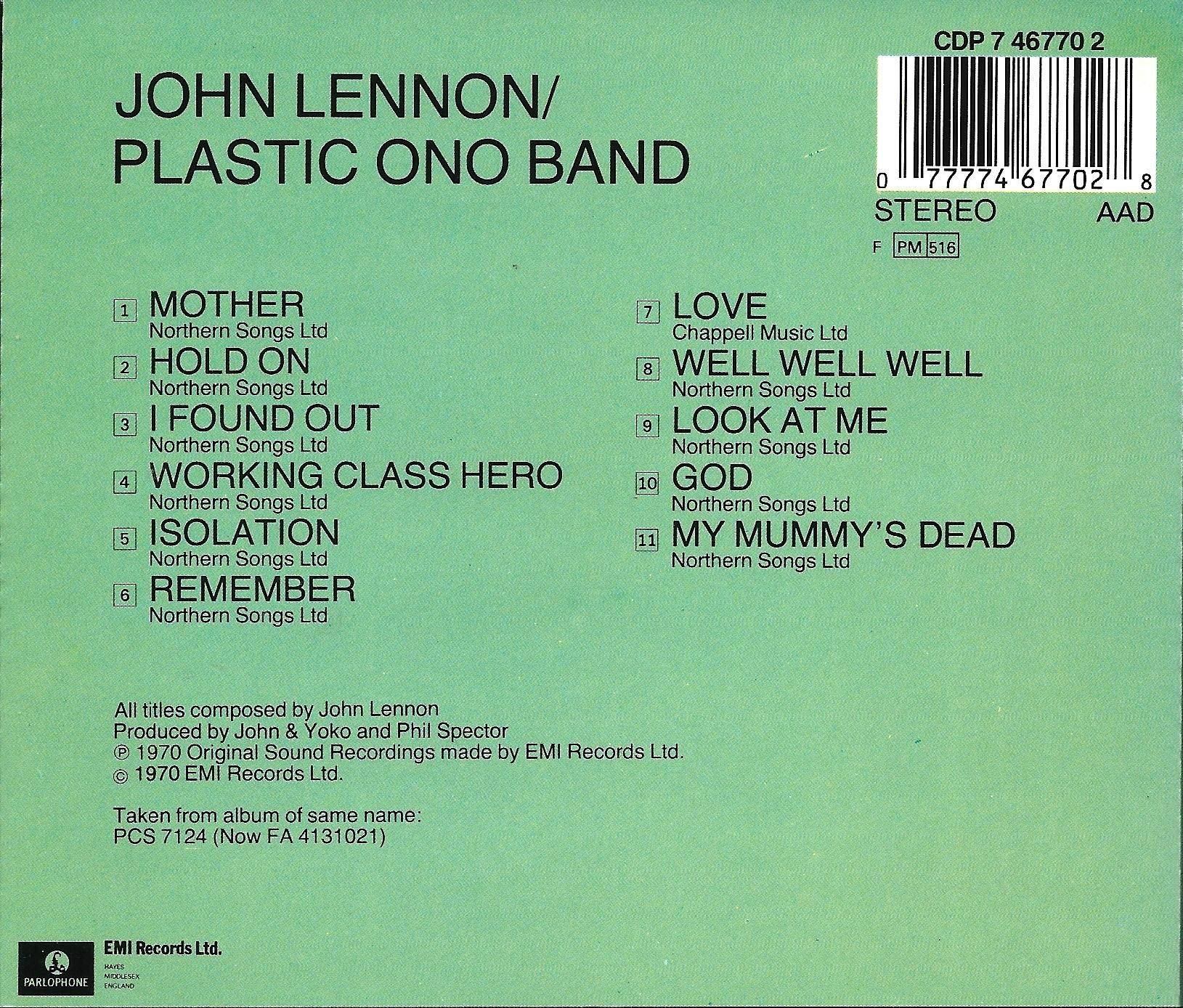 Plastic ONO Band