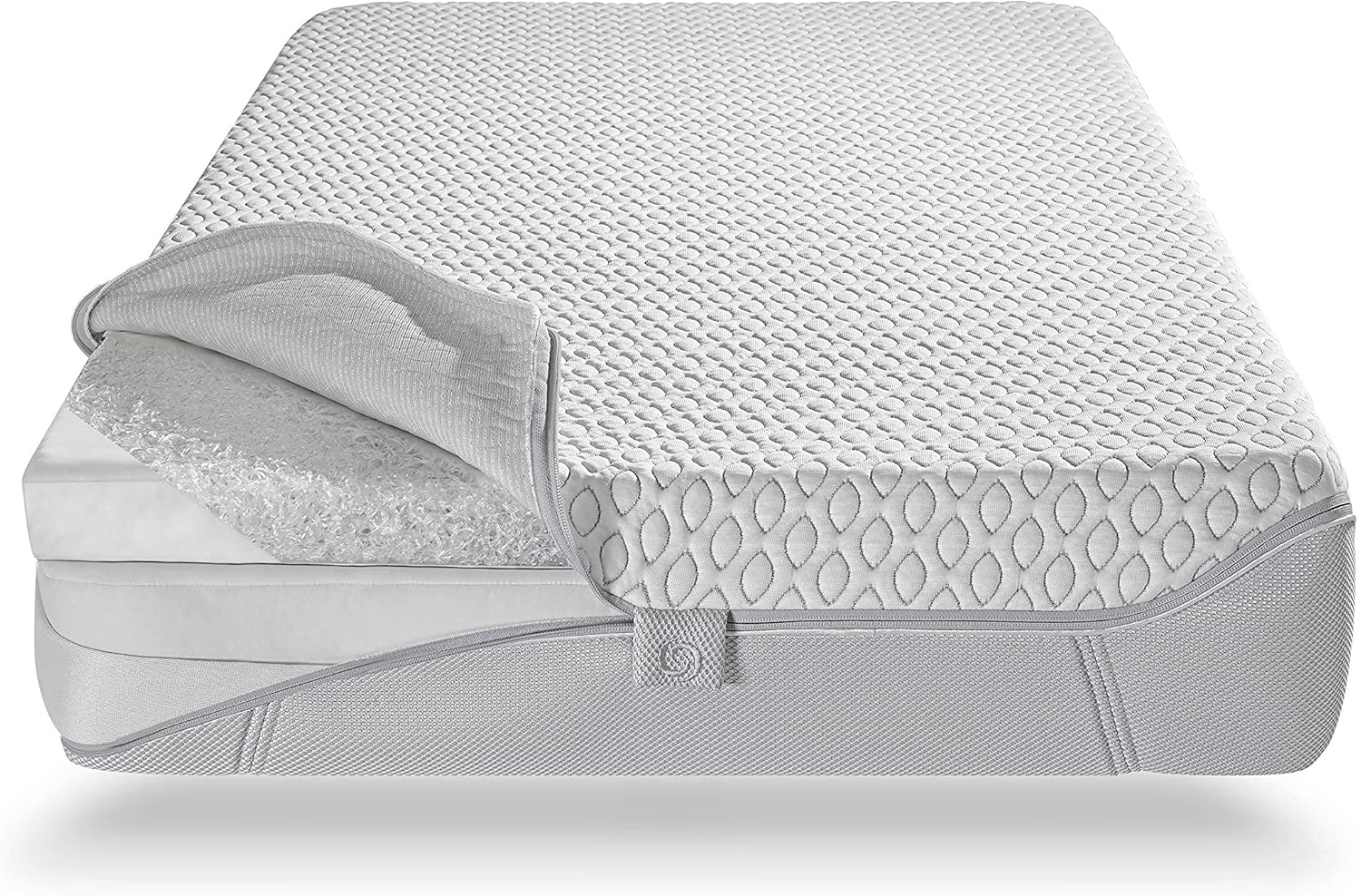 Bedgear Baby Hypoallergenic Air-X 2-Stage Infant and Toddler Breathable Crib Mattress – CertiPUR-US Certified and Airflow Certified with a Waterproof Removable and Machine Washable Cover