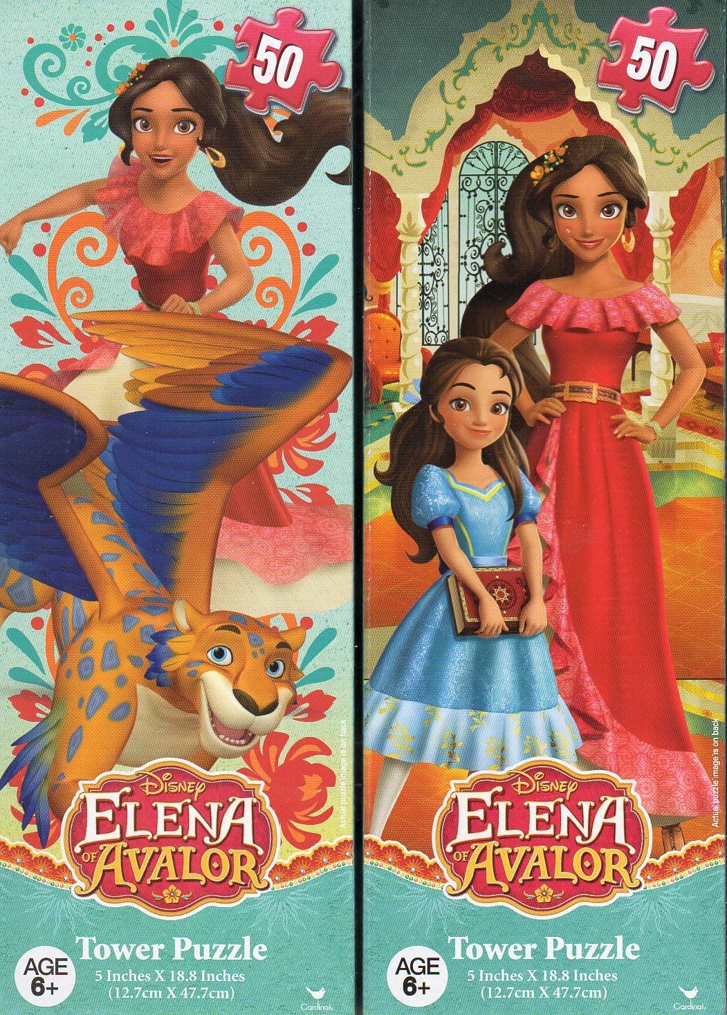 Disney Elena of Avalor - 50 Piece Tower Jigsaw Puzzle - (Set of 2 ...