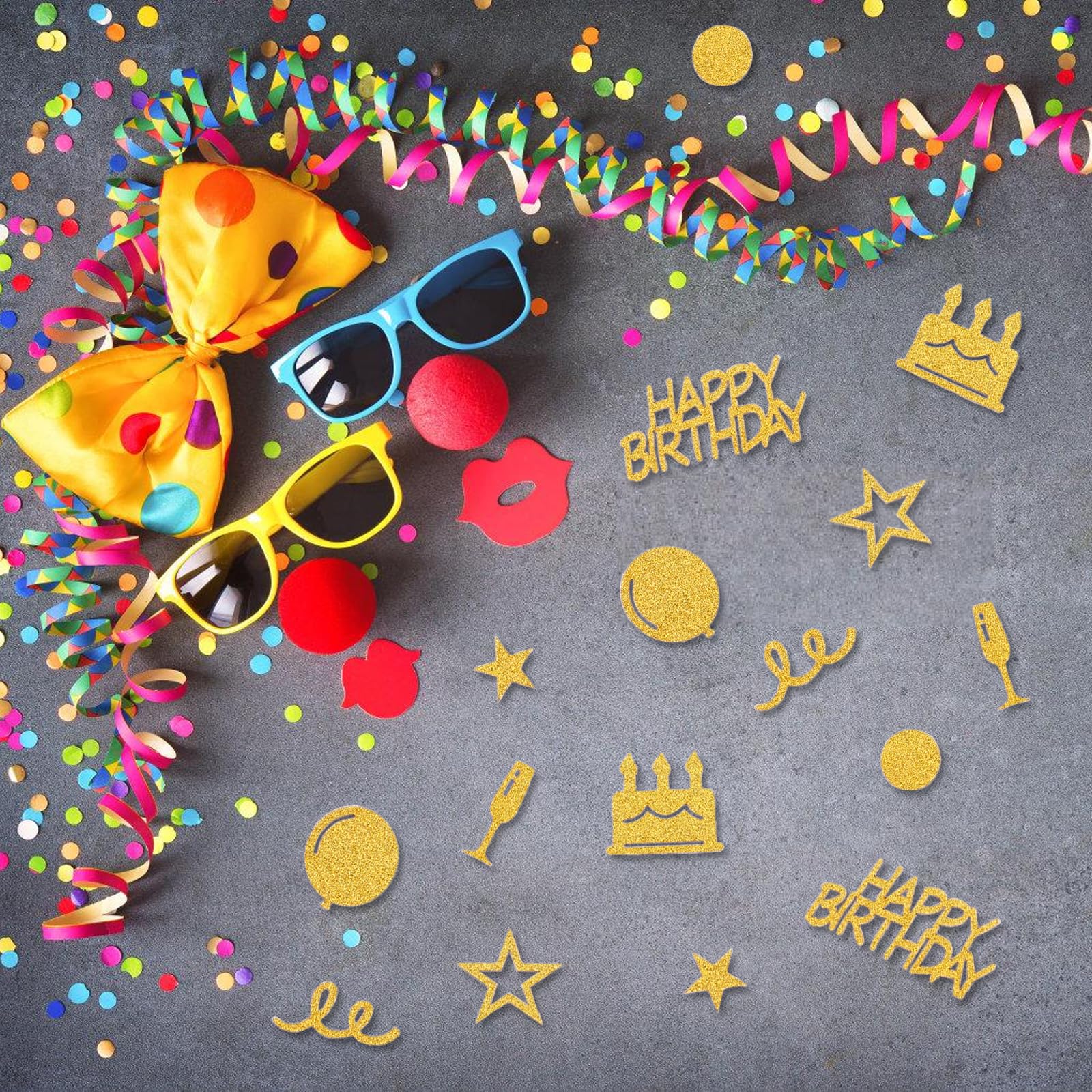 Chemin De Table Happy Birthday 5m, Decoration Anniversaire