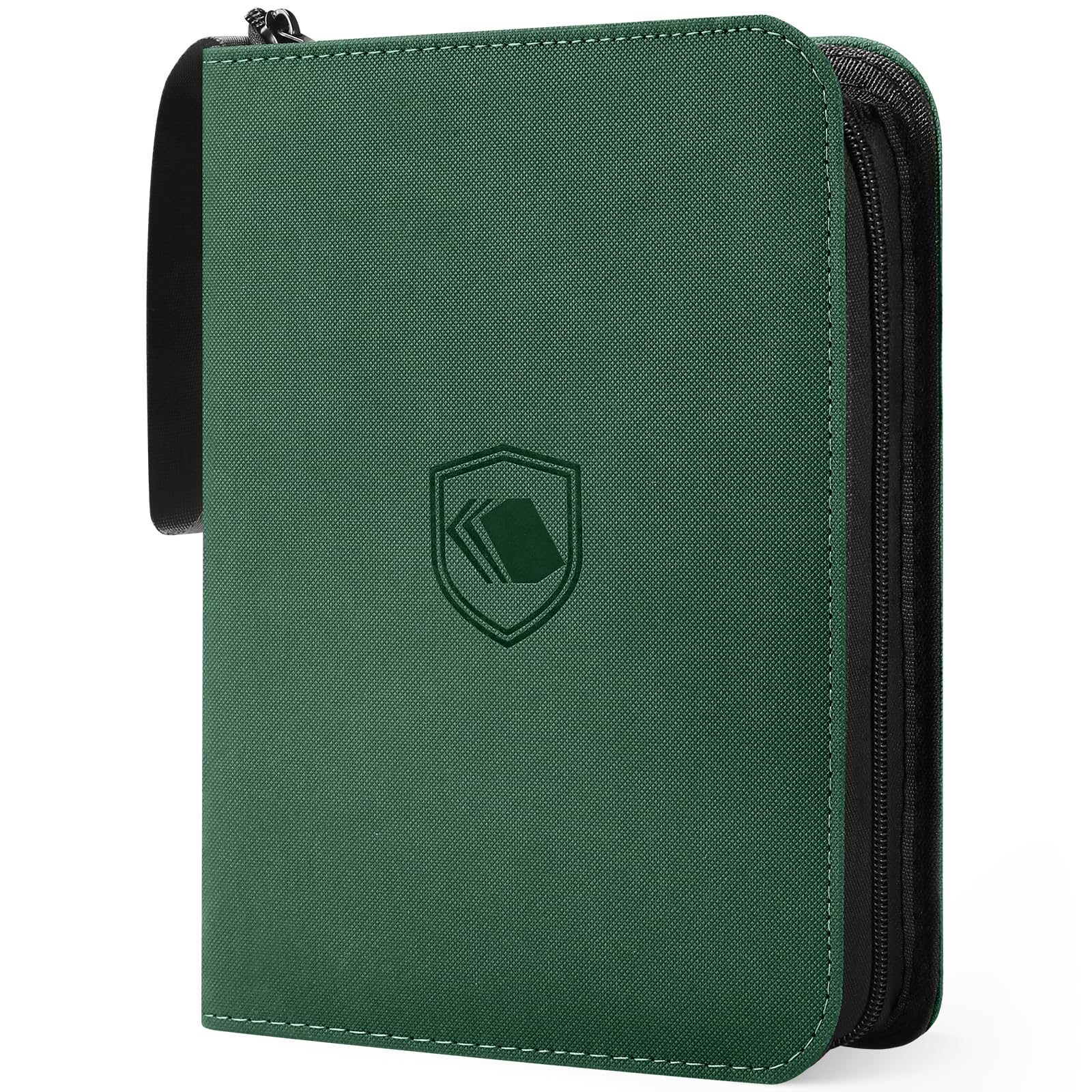 900 Pockets Trading Card Binder, PU Cover Zipper Card Collection Album, Sturdy Card Folder Holder for MTG, TCG, Game Cards, Sports Cards