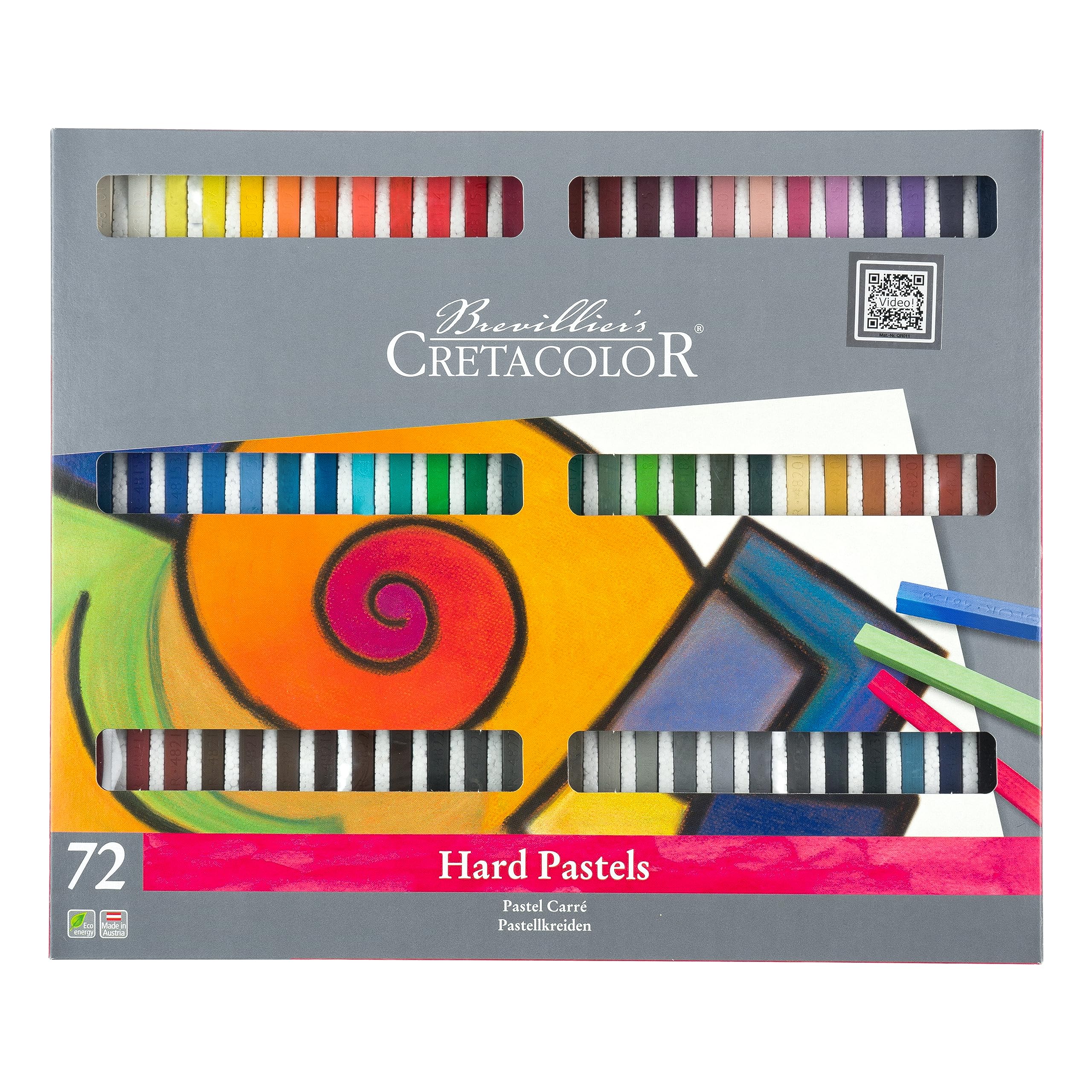 Cretacolor Pastel Carre - C/Board Set Of 72