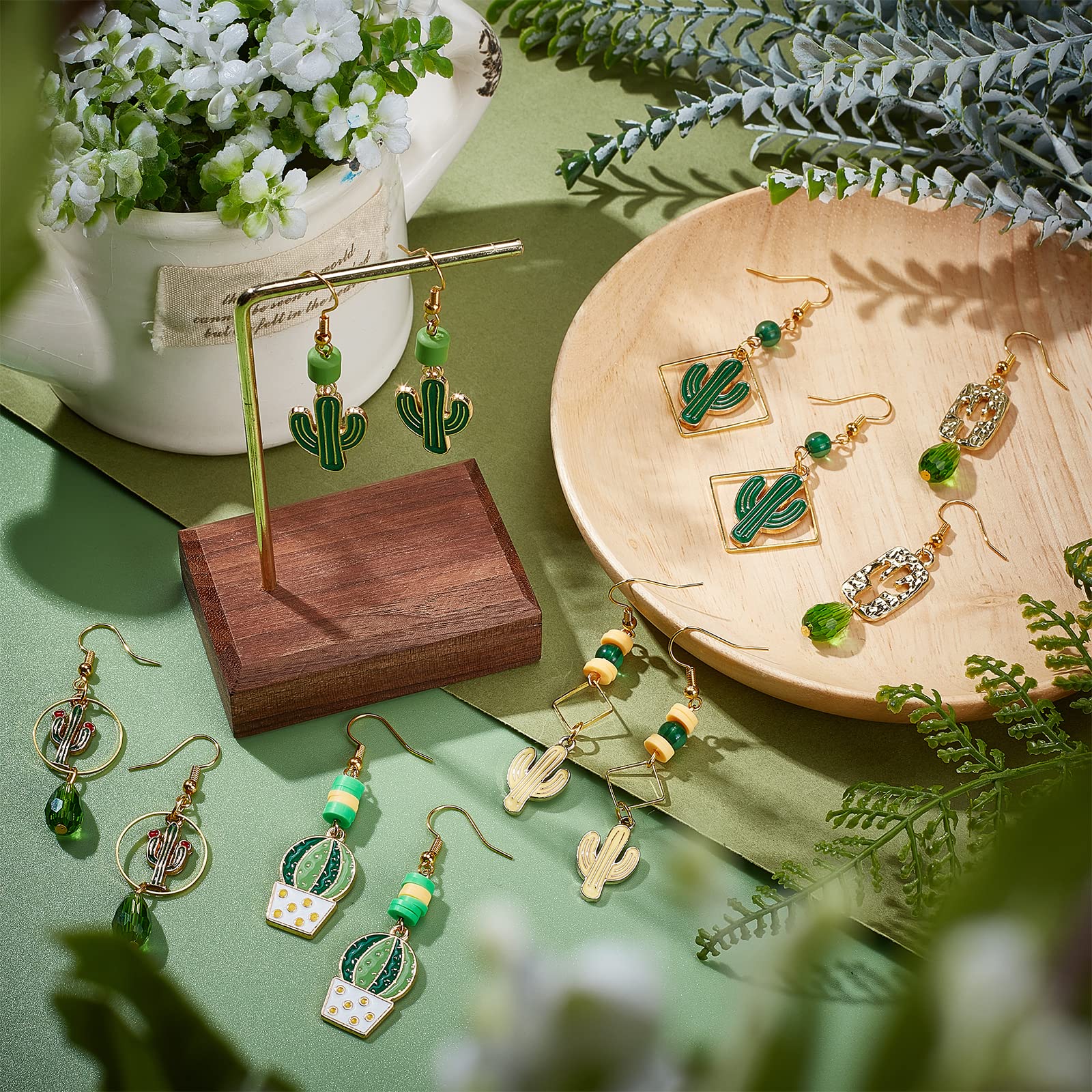 Holibanna 40 Stück Kaktus Charmes - Anhänger Für Schmuckherstellung & DIY