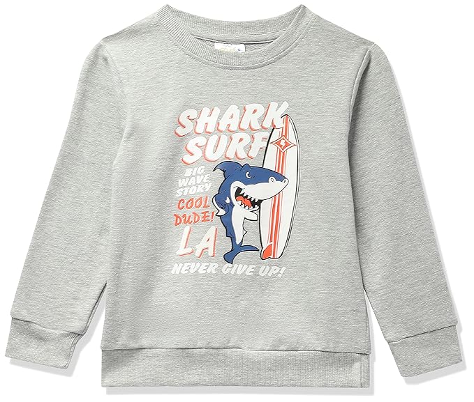Boys Cotton Crew Neck Sweatshirt