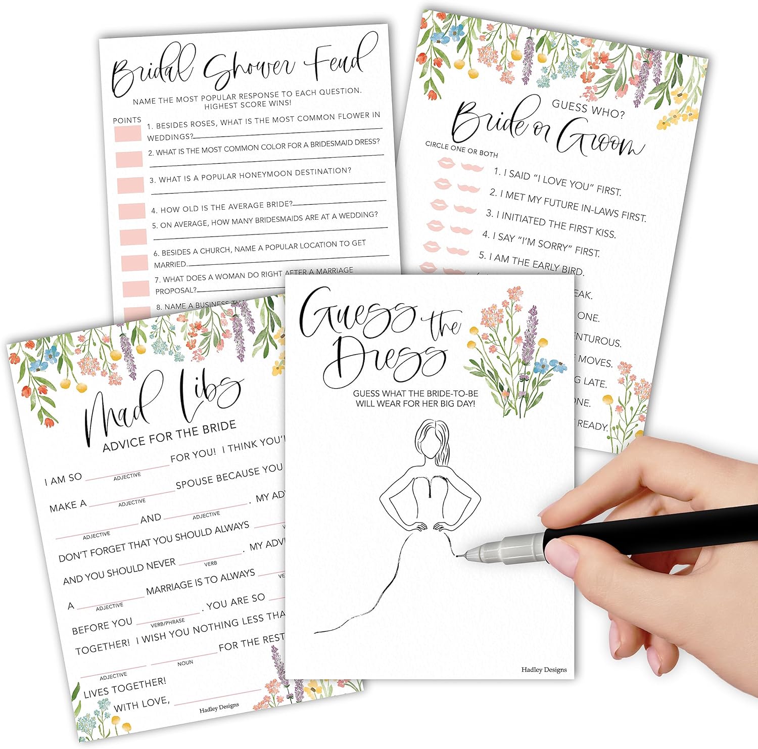 40 Floral Funny Bridal Shower Games 20 Guests Wedding Games For Bridal Shower