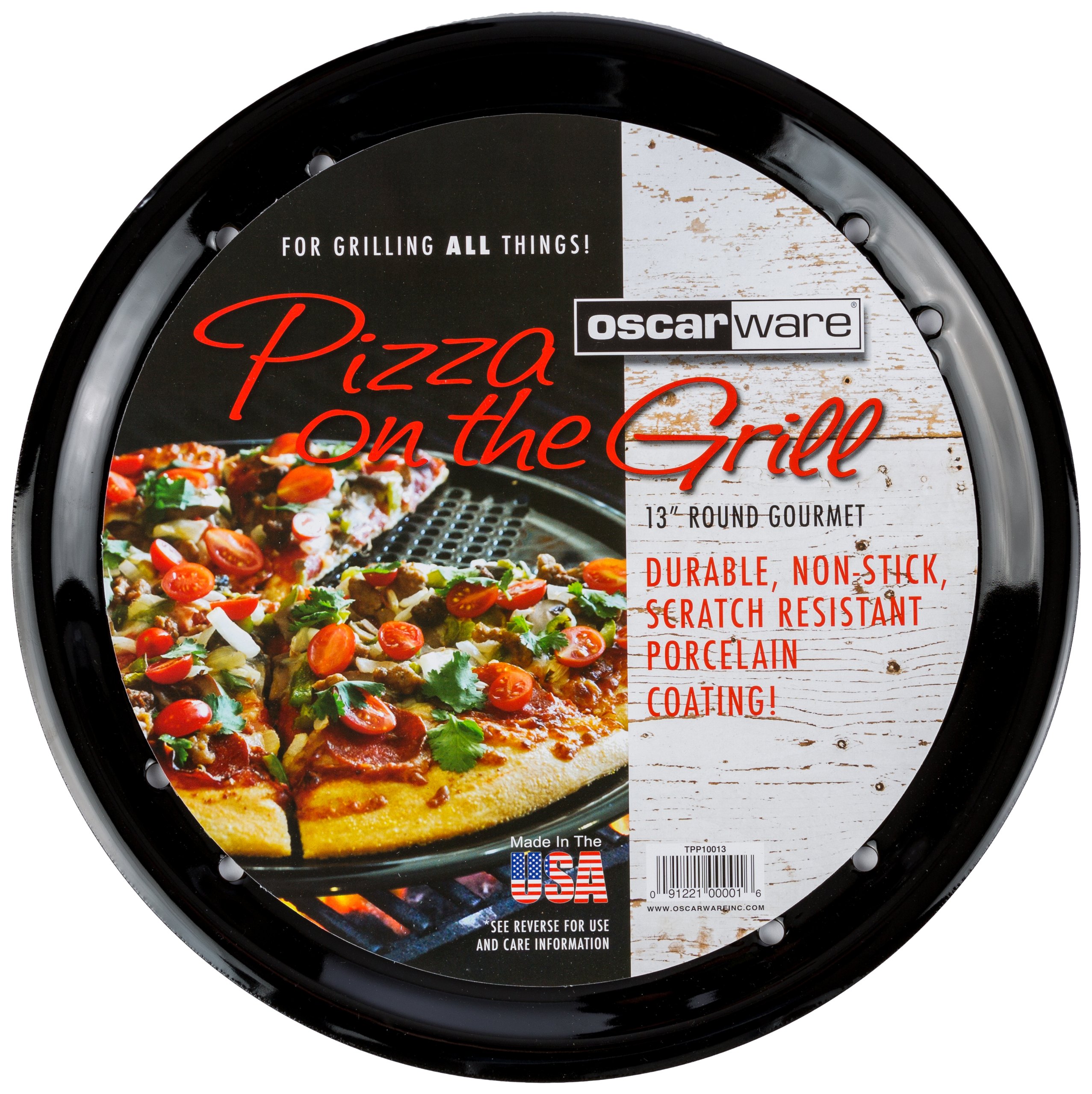 Oscarware Gourmet Porcelain Pizza on The Grill