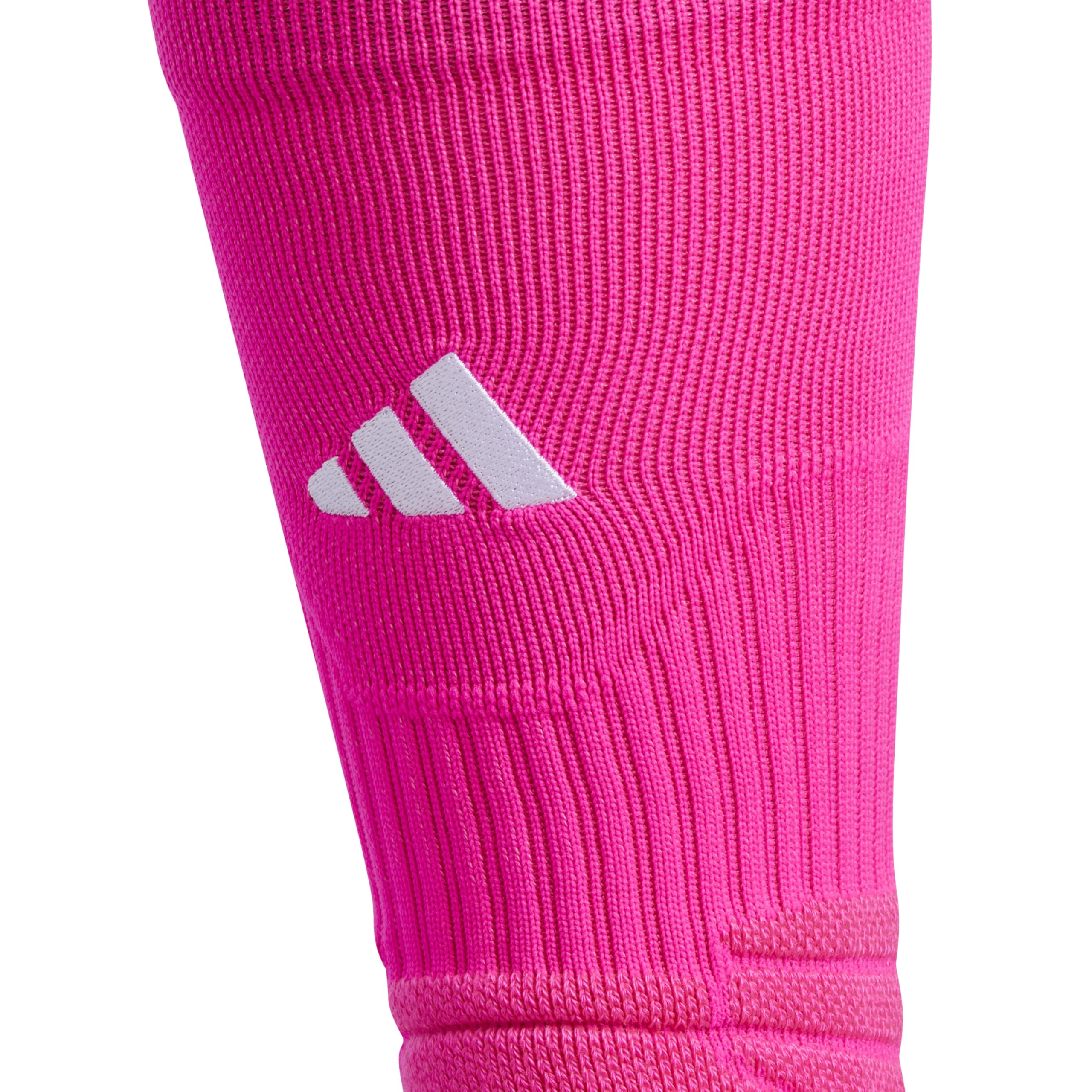 adidas 5-Star Cushioned Crew Socks 2.0 (1-Pair), Team Shock Pink/White, Medium