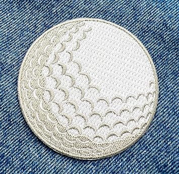Golf Ball Embroidered Patch Links Course Iron-On Applique Sports Emblem