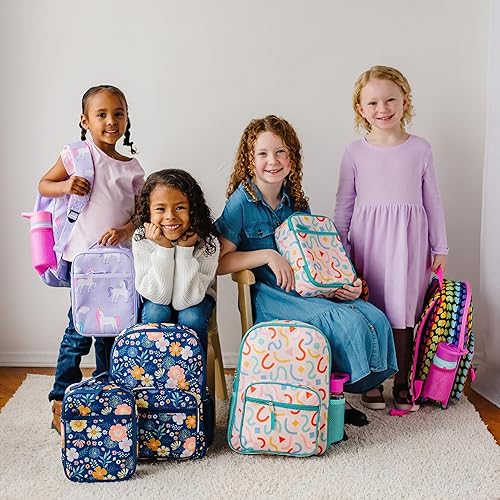 Miniatura 2 de Wildkin Lonchera ecológica para niños y niñas, perfecta para la lonchera reutilizable con estilo elemental, mantiene tu comida fresca para la