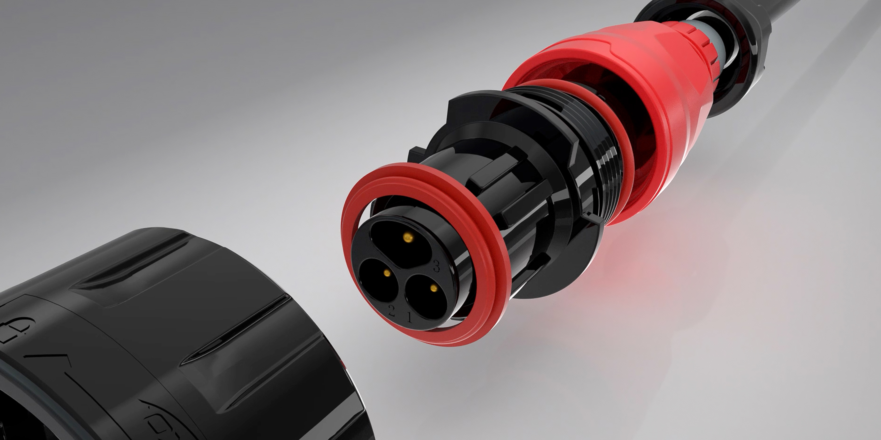 Connettore Impermeabile CNLINKO LP20 IP68 - 3 Poli, Per Auto E Dispositivi Outdoor