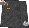 2 Pack 36 x 60 Inch Premium Oil Spill Mat,Garage Floor Mat for Under Car,Highly Absorbent Maintenance Mat Protect Your Floor from Oil Drips, Spills, Splashes and Stains