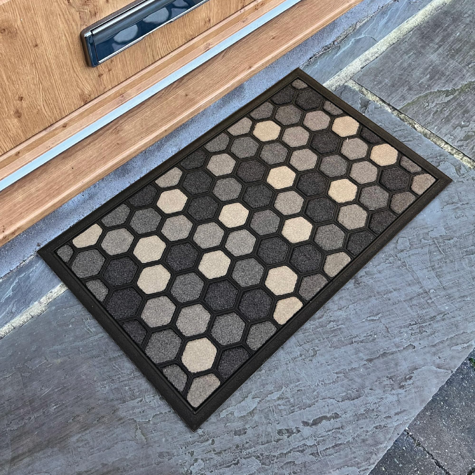 Tapis anti-saleté super absorbant Scrape 'N' Sorb avec dos caoutchouc