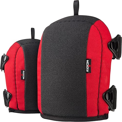 Miniatura 1 de NoCry Rodilleras de trabajo antideslizantes para hombres y mujeres con acolchado grueso de espuma suave, correas fuertes y con clips fáciles de