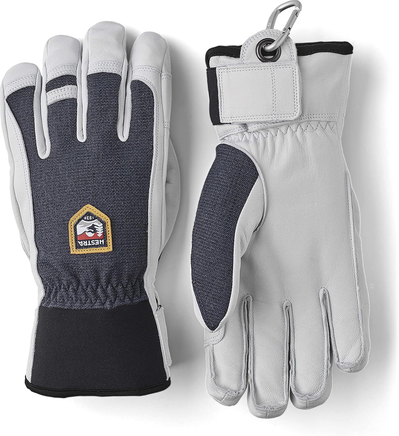 Hestra Army Leather Patrol Glove - Warm, Versatile Snow Glove for Winter, Skiing, and Snowboarding