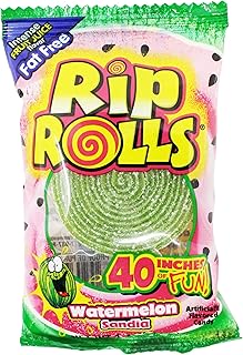 Rips Candy (Rip Rolls Watermelon, 6 Pack)