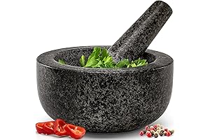 Premium Granite Mortar and Pestle Set (1.5 Cups)