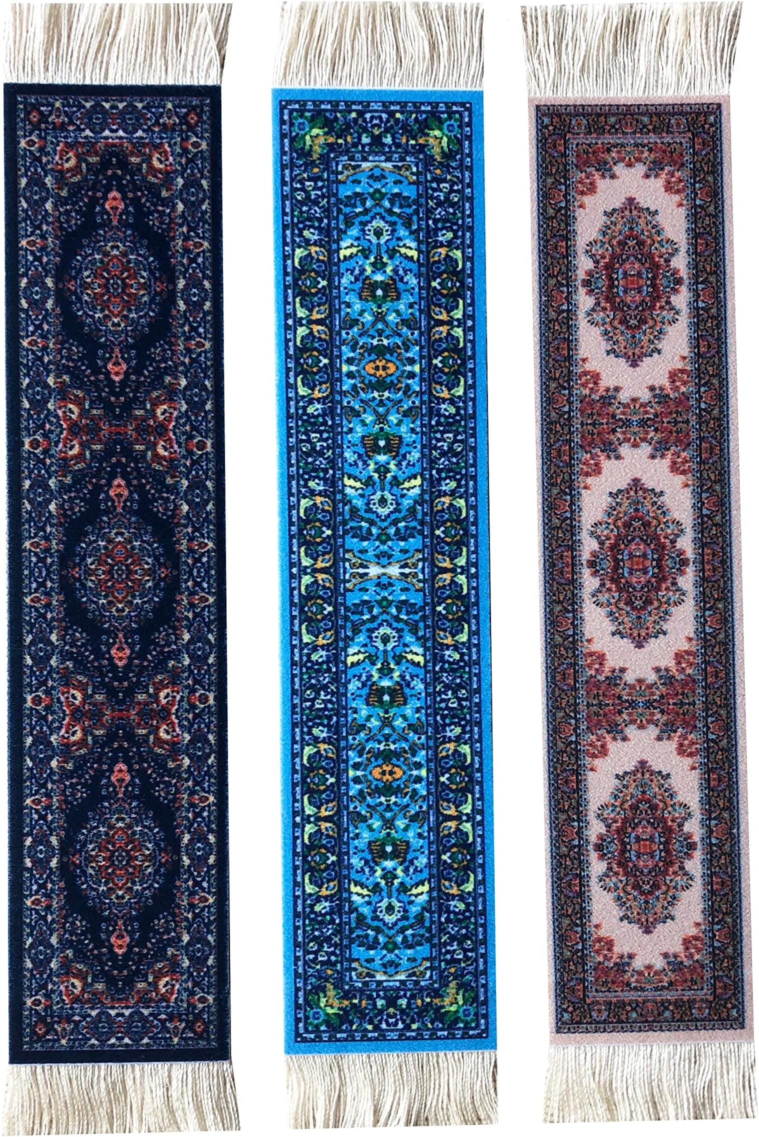 Oriental Carpet Bookmarks Red Tashkent - Authentic Woven Carpet - RUG