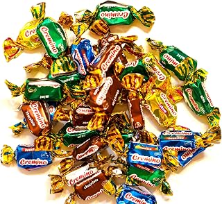 Assorted Toffee - 1 lb of Fresh Assorted Soft Delicious Individually Wrapped Vanilla Chocolate Mint Coffee Butterum Toffee