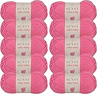 Vista 46 de Sensy Softee Hilo para Bebé, 3.5 oz, 275 yardas, Gauge 3 Light (Almendra)