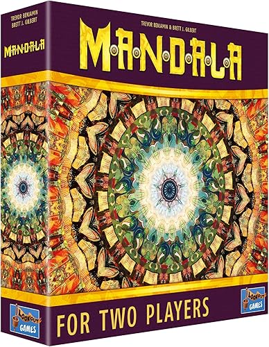 Juego de mesa Mandala  Desafiante juego para dos jugadores con hermoso arte abstracto  Juego de mesa de estrategia para adultos y niños  A partir de