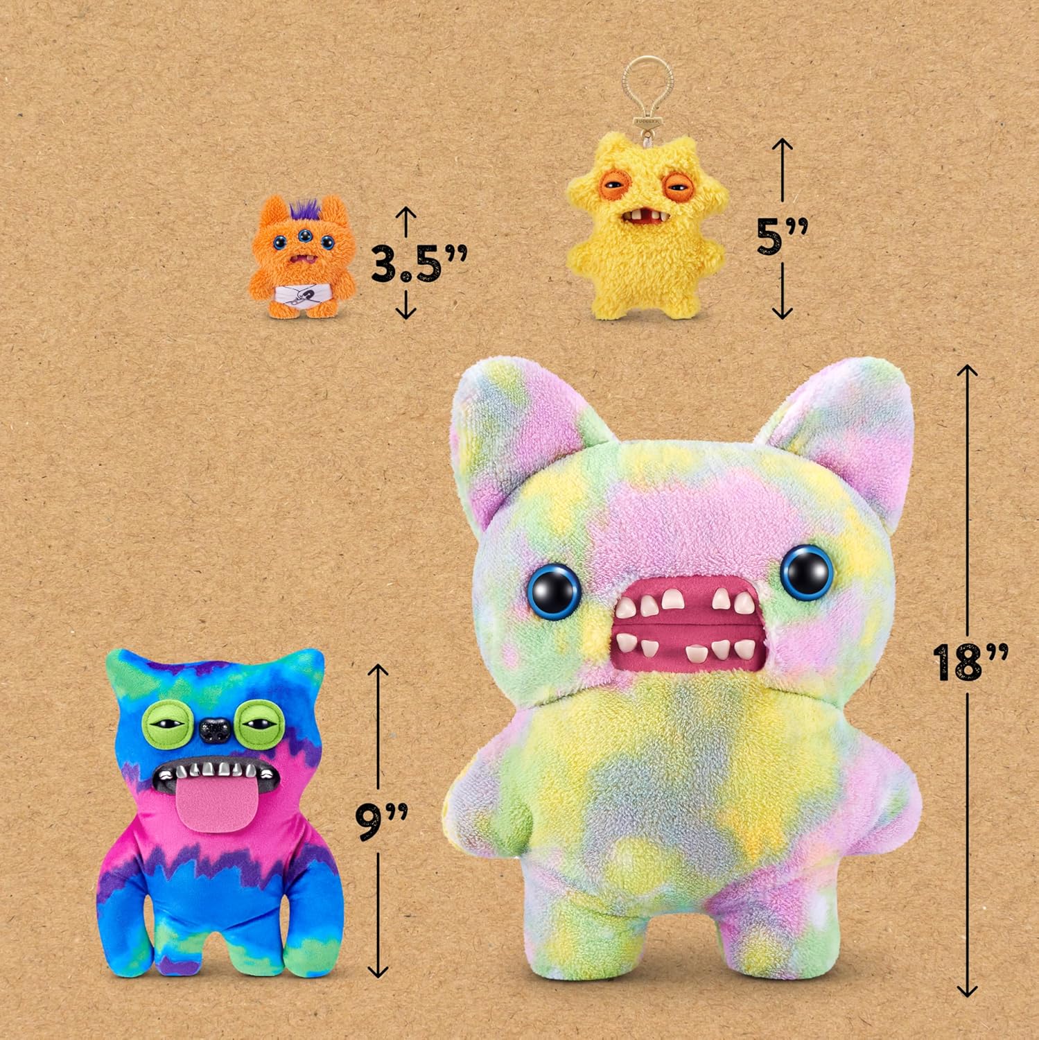 Fuggler Fugg Life 9-Inch Plush Toy (Sir Belch) by ZURU – Funny Ugly Monster Stuffed Animal with Human-Like Teeth, Quirky Collectible Plush for Kids, Tweens, Teens, Adults & Weird Toy Lovers