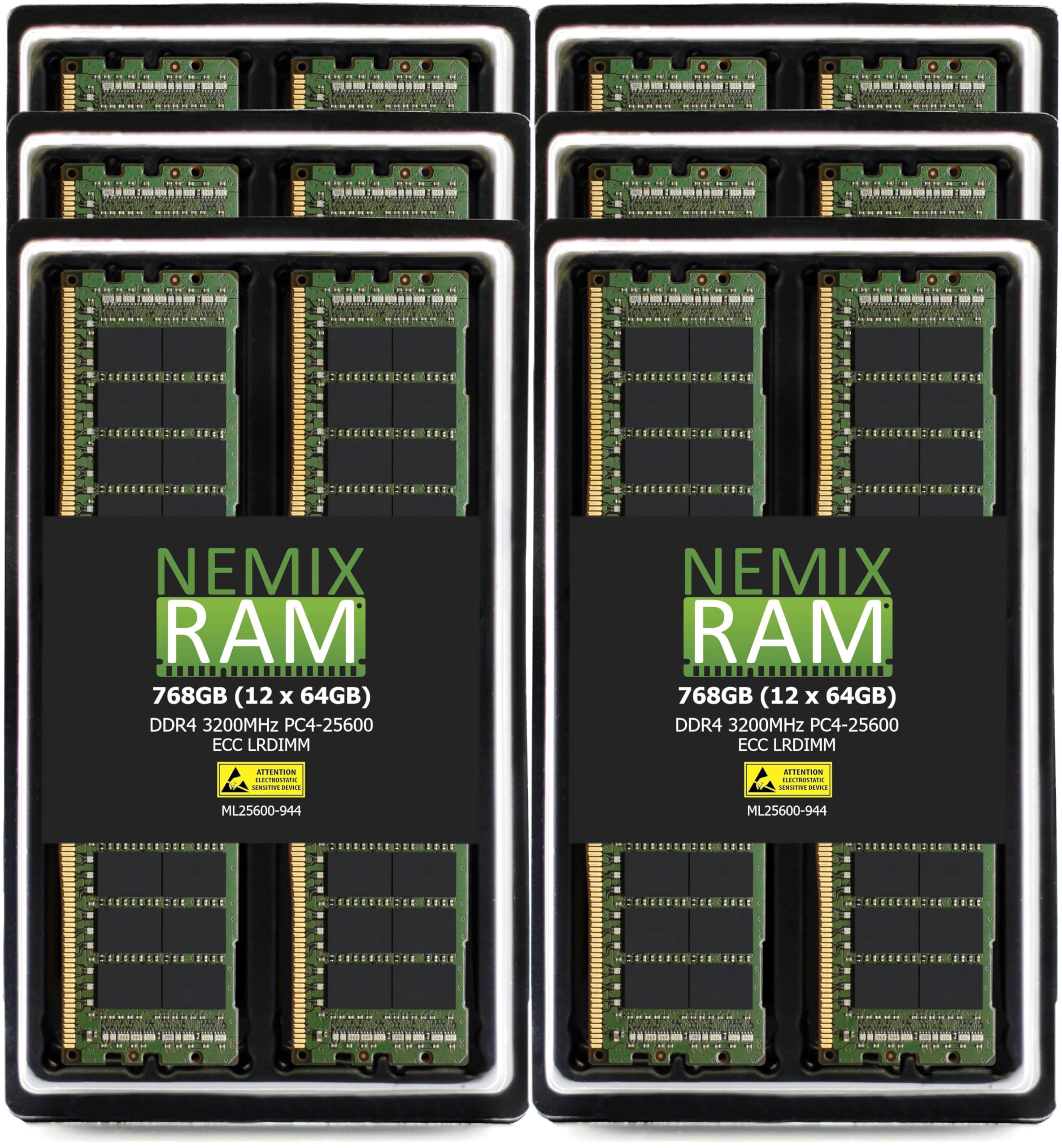 Amazon.co.jp: NEMIX RAM 768GB (12X64GB) DDR4 3200MHZ PC4-25600