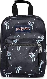 JanSport Big Break Insulated Lunch Bag Cooler, Pastel Petals Black