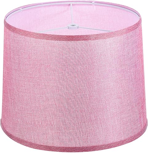 PATIKIL Pantallas para lámparas de mesa de 11.4 pulgadas superior x 12.6 pulgadas inferior x 9.8 pulgadas de alto, pantallas de lámpara de tambor