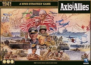 Renegade Game Studios Axis & Allies 1941 Board Game, WWII Strategy Wargame for 2-5 Players, Ages 12+, 1-3 Hour Gameplay with 160 Miniatures