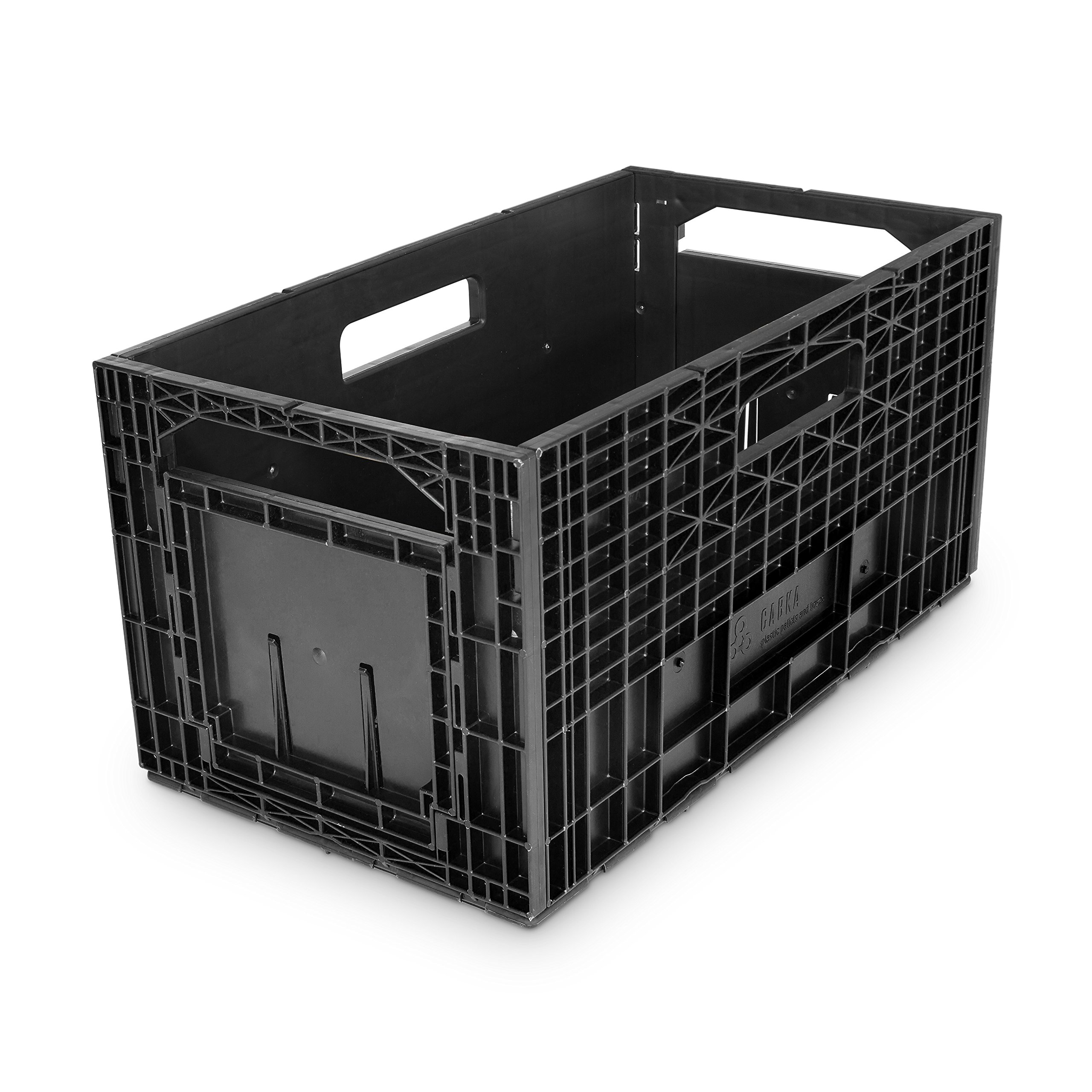 WB100004 6-er Set Weinbox das Flexible Weinregal Kunststoff, schwarz, 48,5 x 56,6 x 24,7 cm