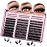 Goddvenus Lash Clusters Volume Cluster Eyelash Extensions D Curl Waterproof Individual Lashes 240pcs Fluffy Faux Mink Cluster Lashes and 60pcs Bottom Lashes for DIY Eyelash Extension