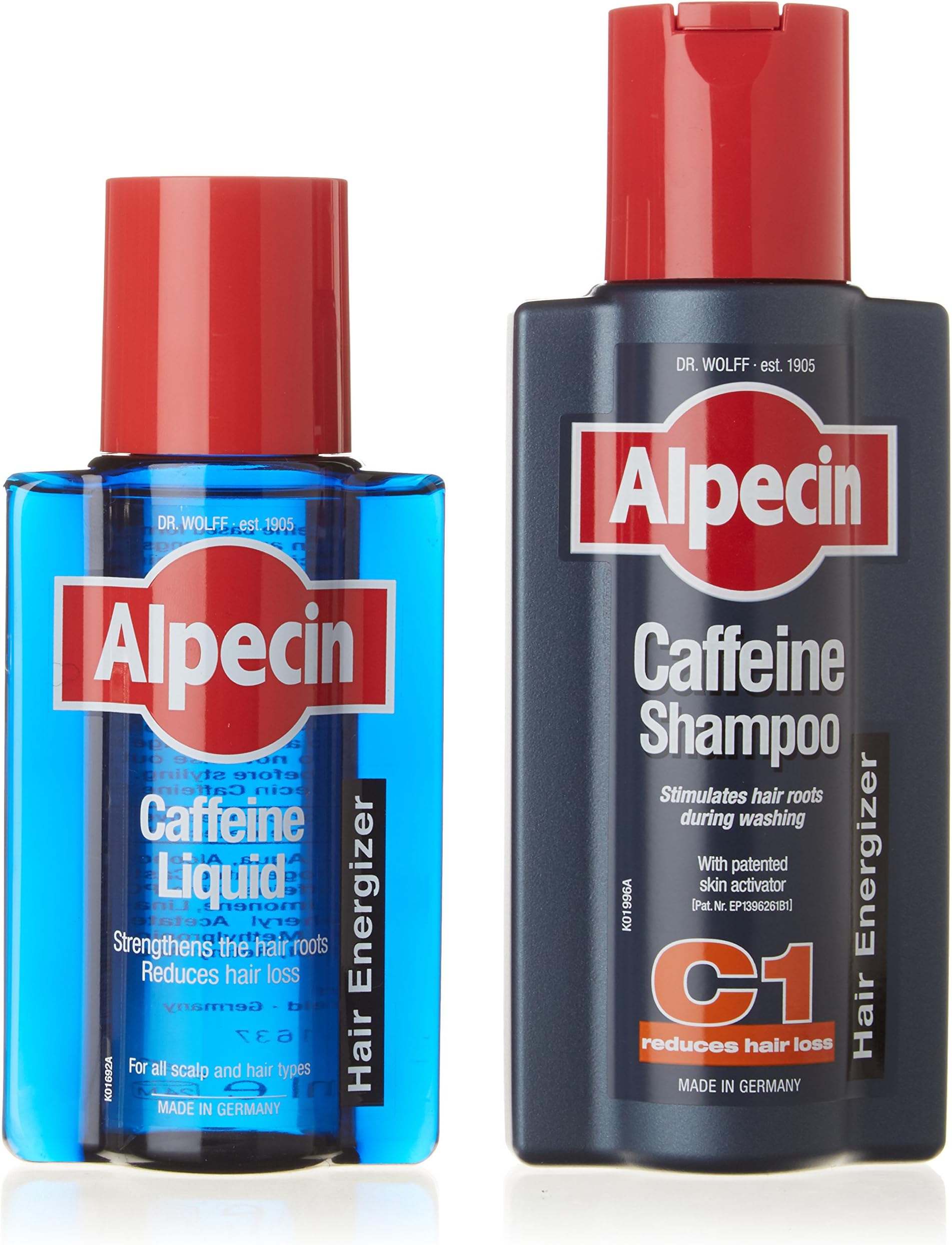 Alpecin Caffeine Shampoo and Alpecin Liquid Set