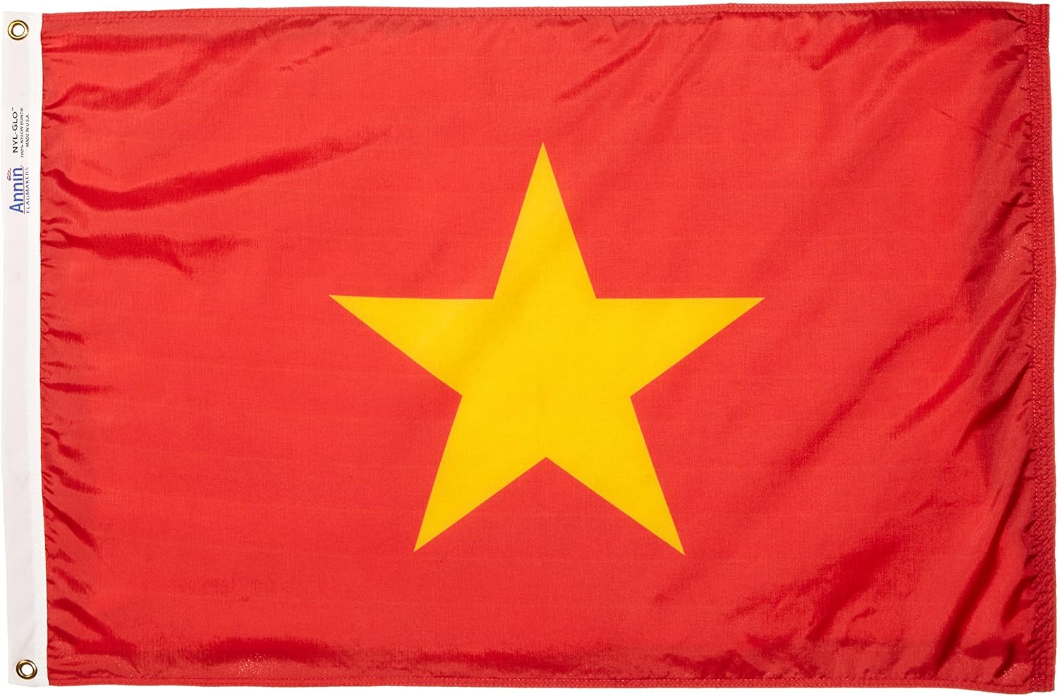 Annin Flagmakers Vietnam Flag USA-Made to Official United Nations Design Specifications, 2 x 3 Feet (Model 199230)