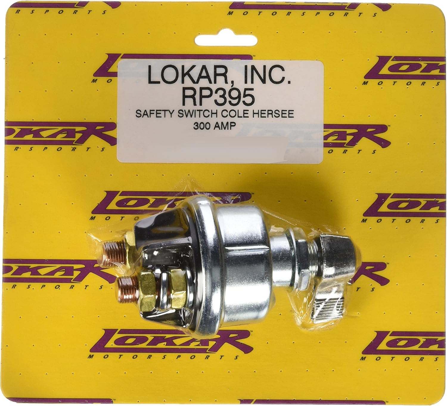 Lokar 1330012 Direct Mount Interior Battery Disconnect Lever Kit with 125 Amp Switch for B&M Pro Bandit, Quarter Pro, Precision Performance Products Shifters