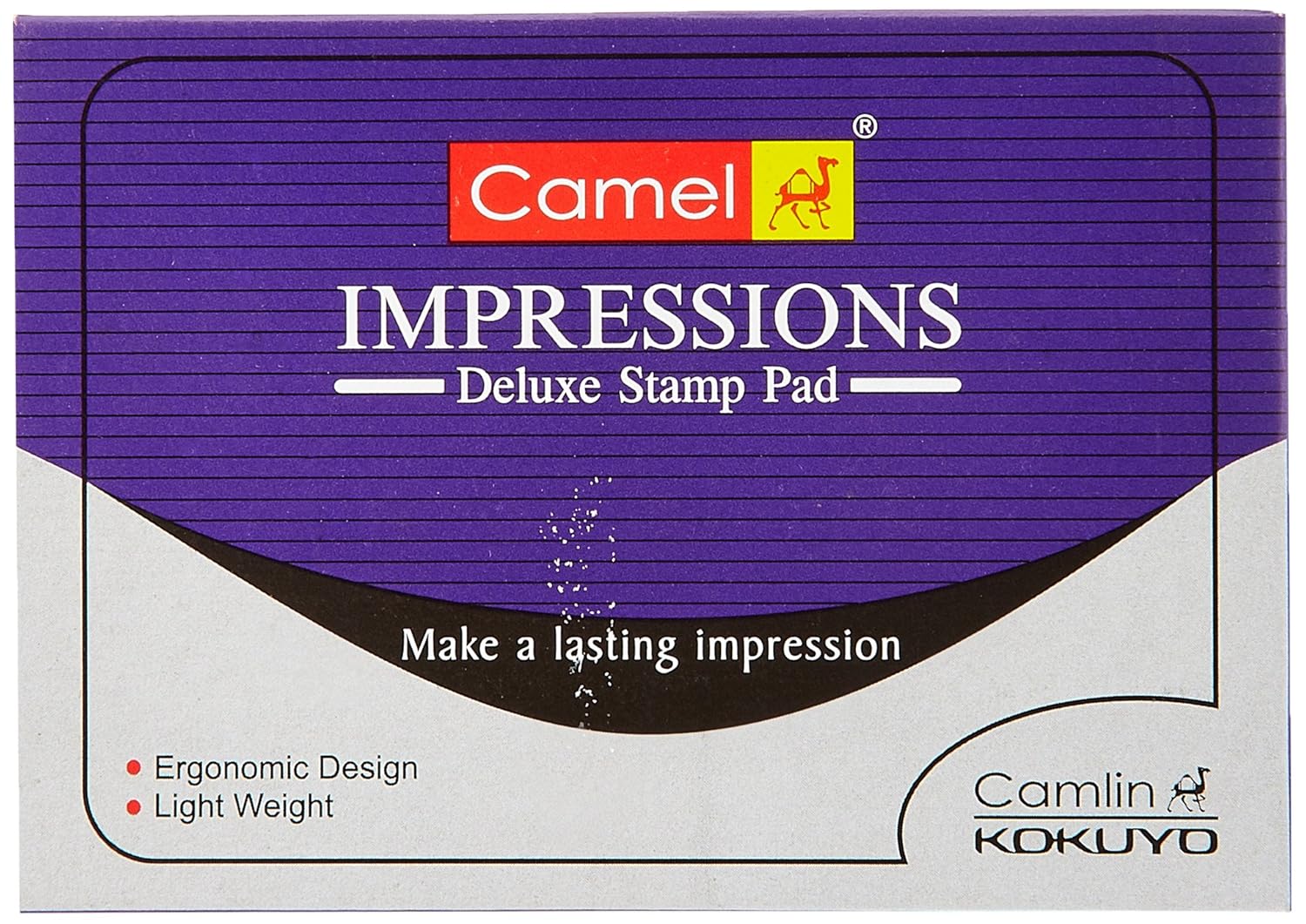 Camlin Kokuyo Plastic Stamp Pad, Violet Amazon.in Office Products