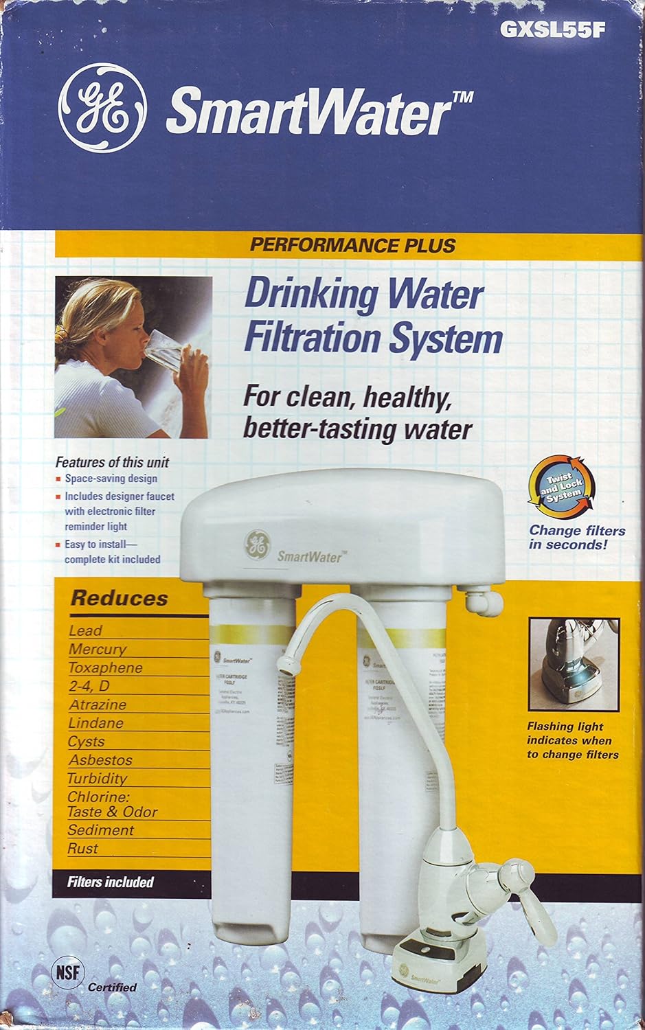 GE Smartwater Dual Stage Water Filtration System