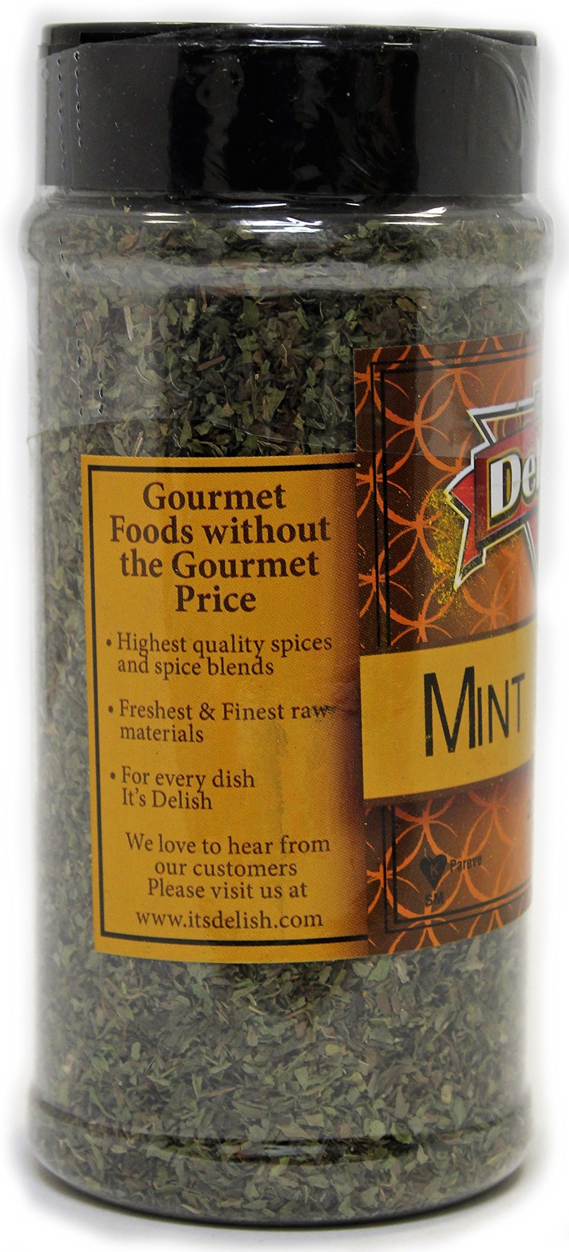 It's Delish Feuilles de menthe séchées 2.75 oz pot moyen