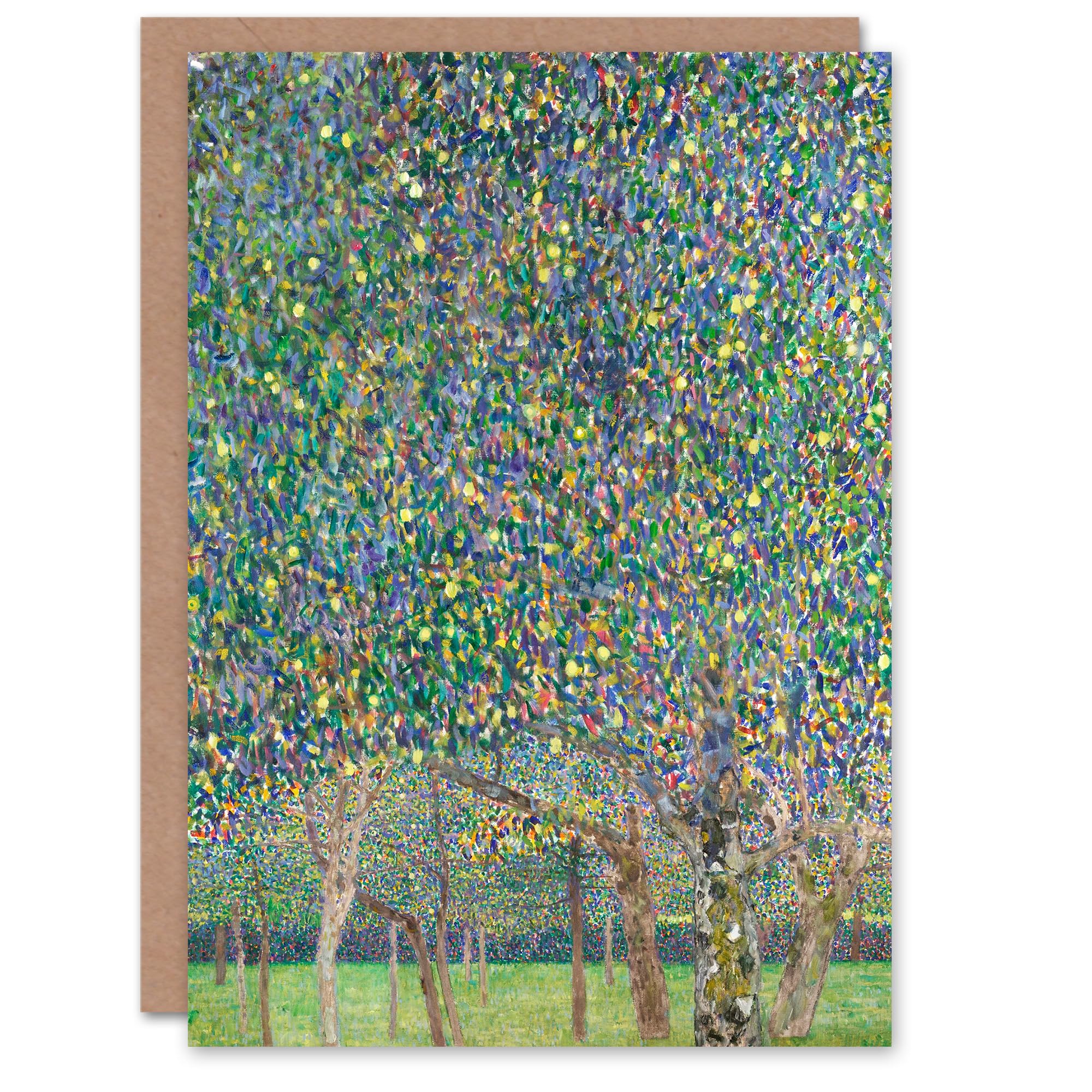 Artery8 Gustav Klimt Art Card Pear Tree Orchard Landscape